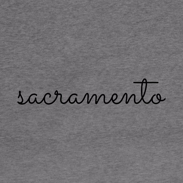"sacramento" in sacramento font by kcvg